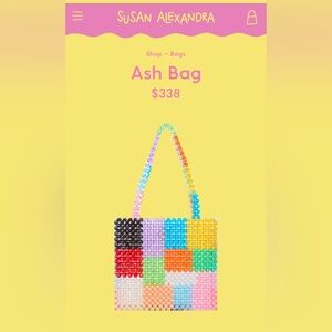 Susan Alexandra Colorful Beaded Women's Bag